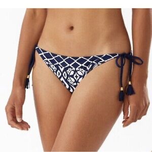 Tommy Bahama Ikat Diamonds reversible string bikini bottoms - small - New!